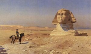ابوالهول چشم در چشم ناپلئون، نام اثری است از ژان-لئون ژروم از لشکر کشی امپراتوری فرانسه به مصر، به سال ۱۸۸۶ میلادی.